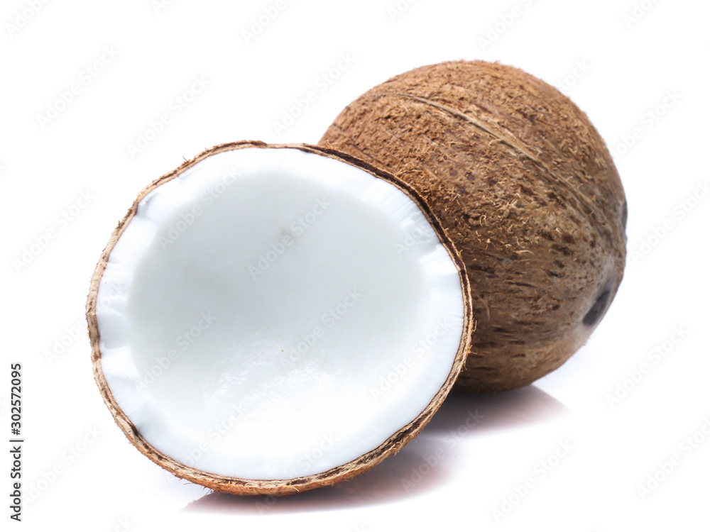 coconuts isolated on white background coconuts isolated on white background