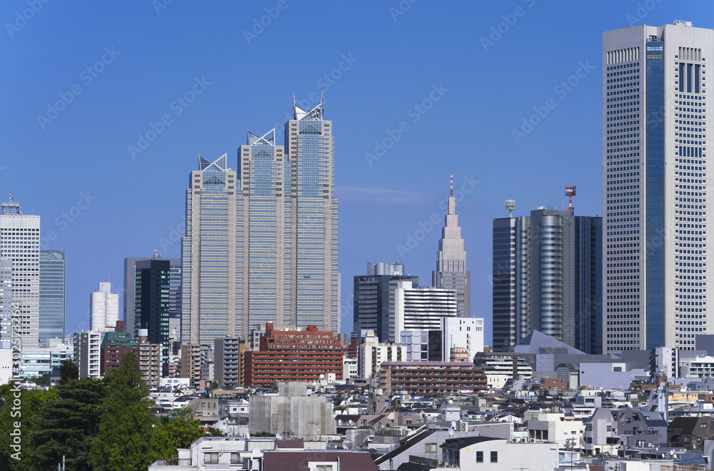 東京風景 新宿　代々木　初台方面　2019