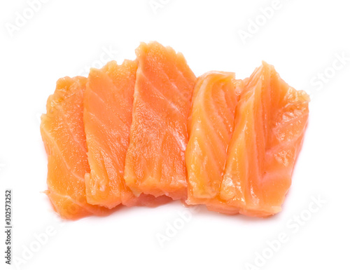salmon isolated on white background