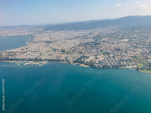 Aerial view of Thessaloniki Greece