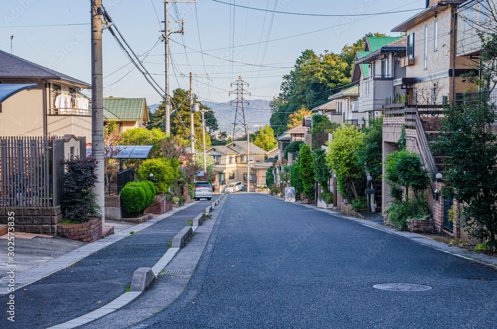 住宅街の道路