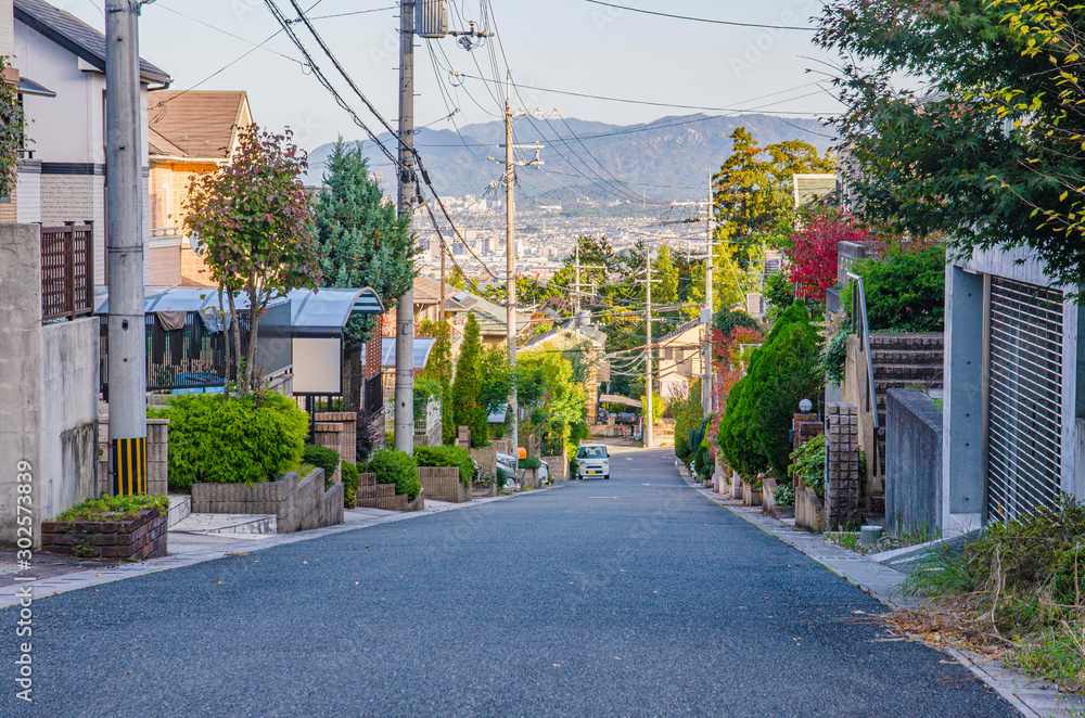 住宅街の道路