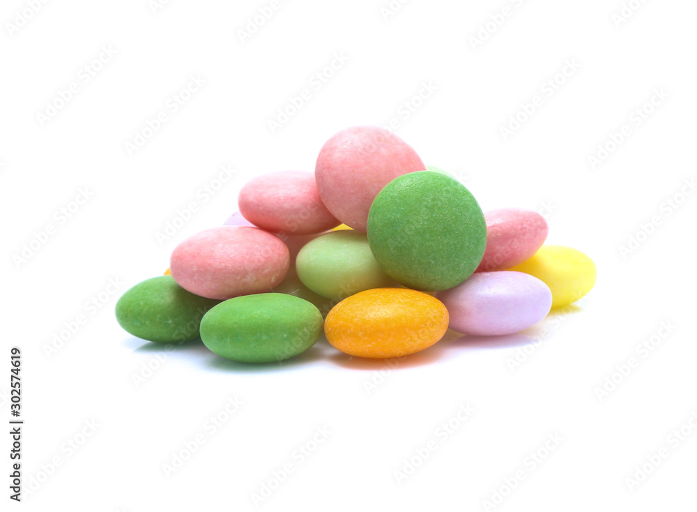 Colorful candy Isolated on white background Colorful candy Isolated on white background