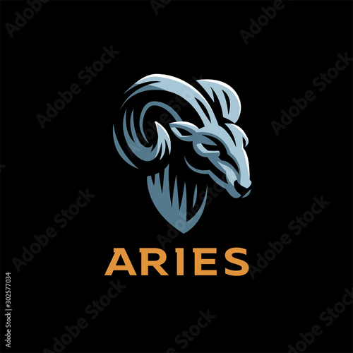 Aries, goat, ram.