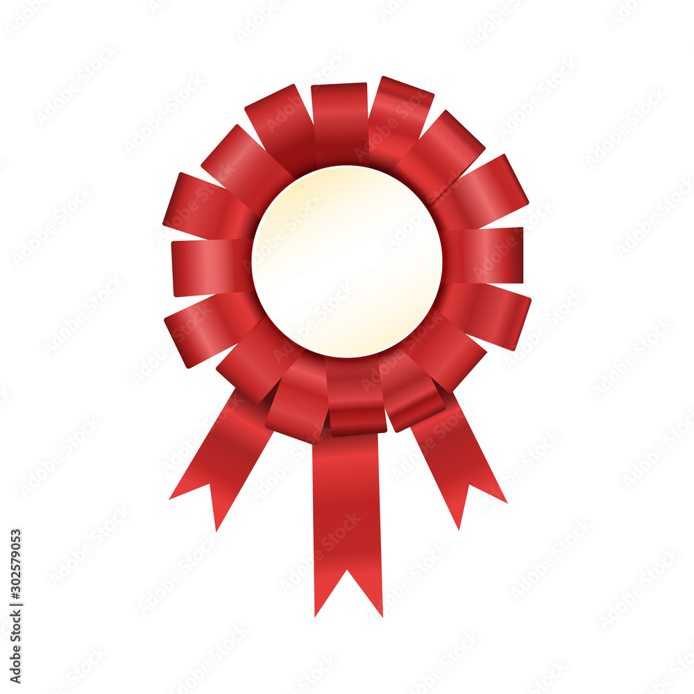 Red ribbon image has a blank space in the middle,the ribbon symbol showing the prize badge. Red ribbon image has a blank space in the middle,the ribbon symbol showing the prize badge.