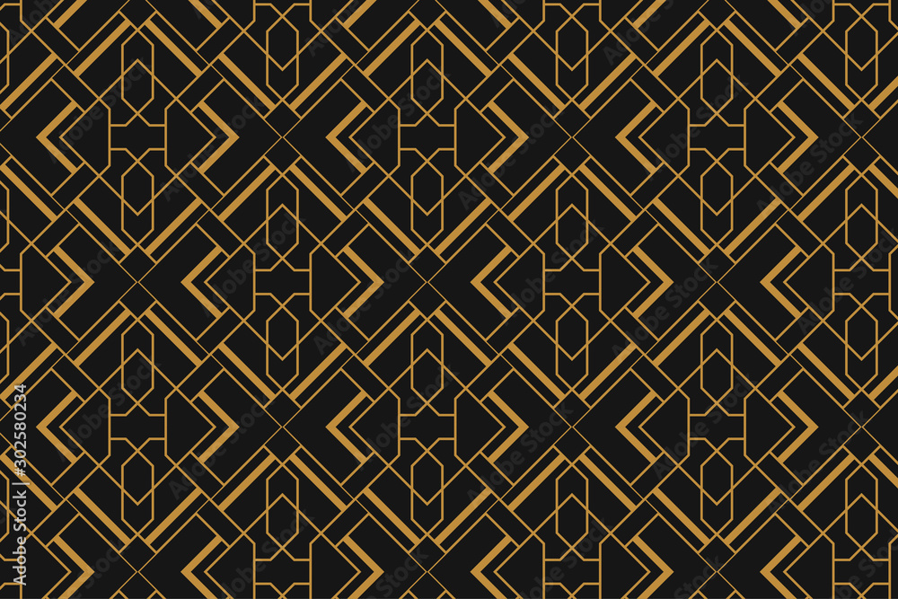 Geometric Art Deco Elegant Seamless Pattern Luxury Line Art Beautiful Backdrop Design Geometric Art Deco Elegant Seamless Pattern Luxury Line Art Beautiful Backdrop Design