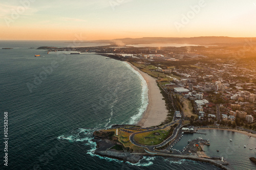 drone Wollongong beach