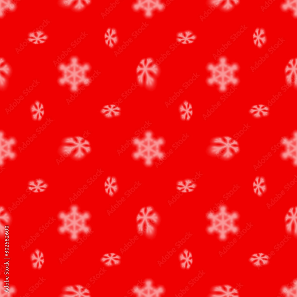 Christmas seamless snowflake pattern with blurred falling snow stars for Christmas cards, covers, wallpapers and tiled backgrounds Christmas seamless snowflake pattern with blurred falling snow stars for Christmas cards, covers, wallpapers and tiled backgrounds