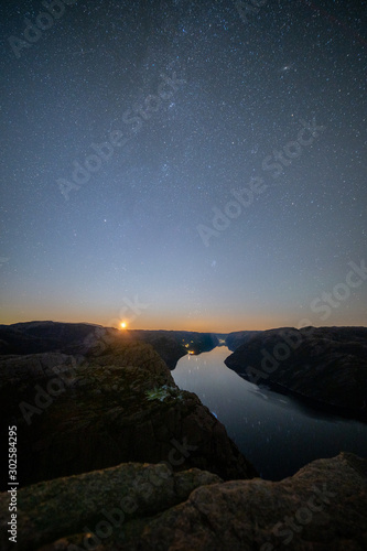 stars fiord Norway