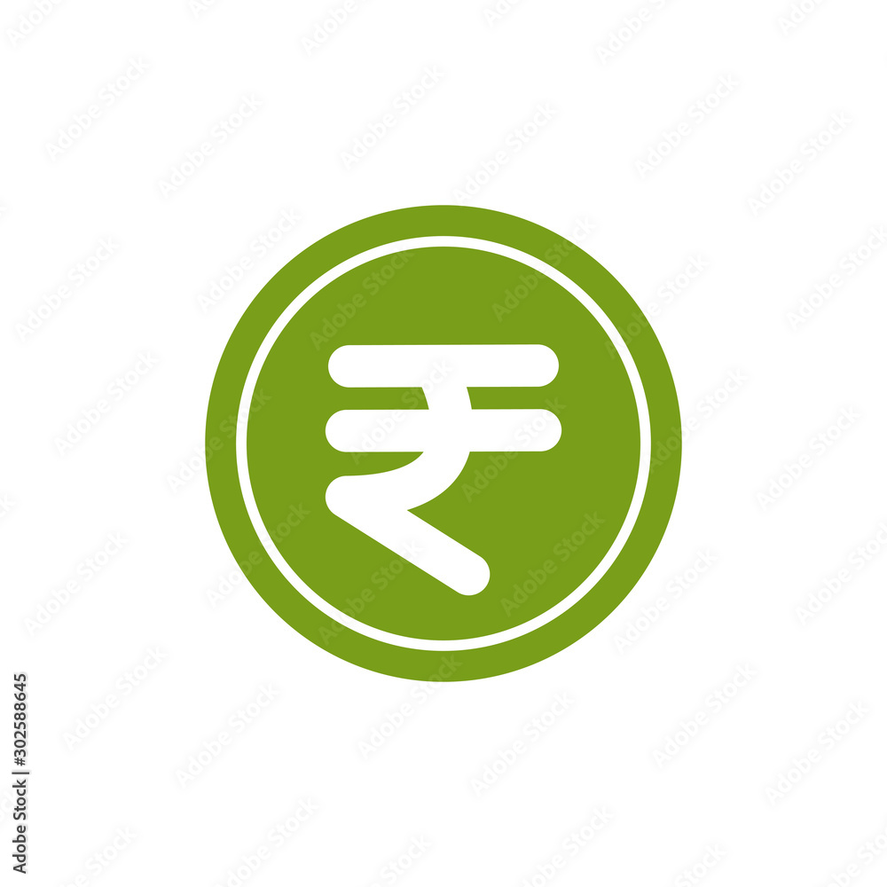 Isolated coin icon green silhouette design Isolated coin icon green silhouette design