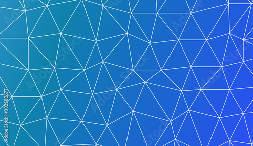 Modern geometrical abstract background with polygonal elements For textures or wallpaper. Vector illustration. Creative gradient color