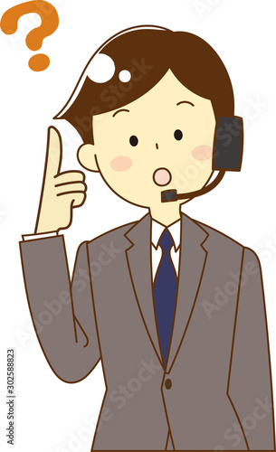 Call center man