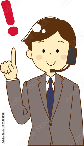 Call center man
