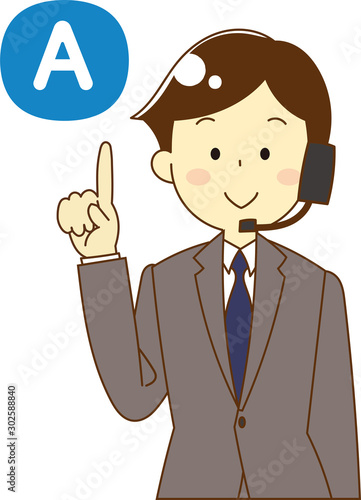 Call center man