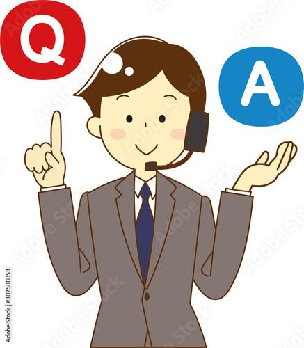 Call center man