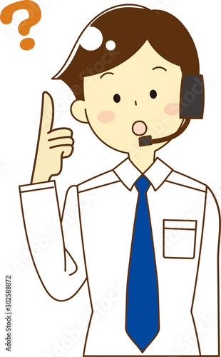 Call center man