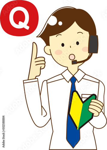 Call center man