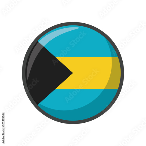 Isolated bahamas flag icon block design Free Download Isolated bahamas flag icon block design - GFXLoad