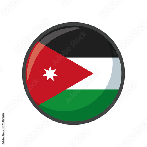 Isolated jordan faso flag icon block design Free Download Isolated jordan faso flag icon block design - GFXLoad