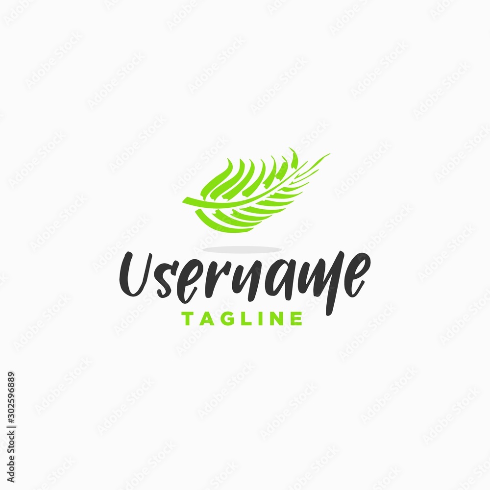simple leaf logo design inspiration . fern logo design inspiration . fern leaf logo template . hipster style simple leaf logo design inspiration . fern logo design inspiration . fern leaf logo template . hipster style