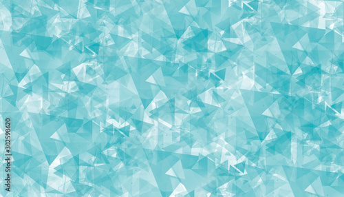 blue abstract polygonal illustration triangles background