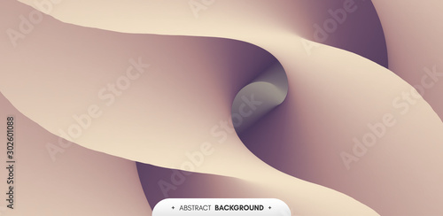 Abstract background with dynamic effect. Optical illusion of distortion of space. Modern pattern. 3d vector illustration for design.