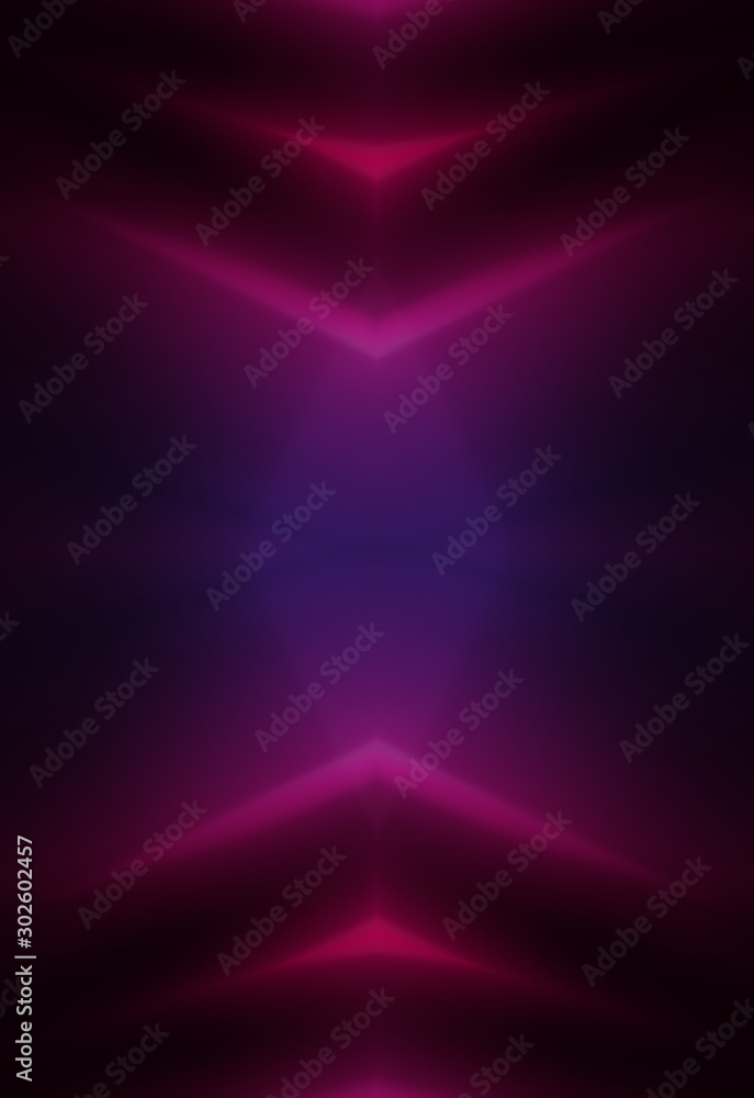 Dark abstract background. Neon blurred futuristic lines. Ultravi Dark abstract background. Neon blurred futuristic lines. Ultravi