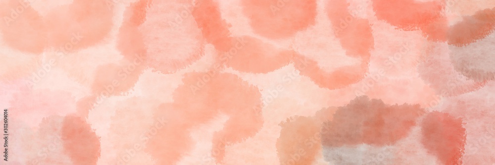 square graphic with confetti circles banner baby pink, pastel pink and salmon background with space for text or image