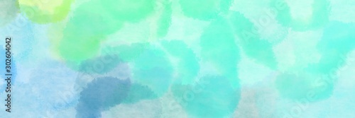 abstract shiny sparkle banner pale turquoise, medium turquoise and pale green background with space for text or image