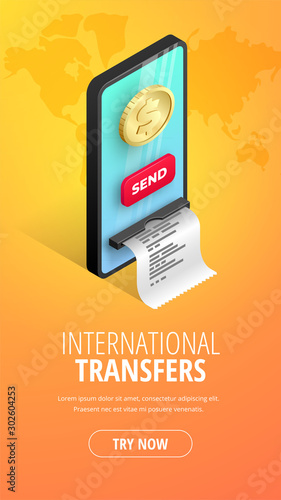 International transfers banner concept