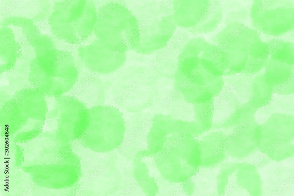 square graphic with round bubbles pale green, tea green and pastel green background with space for text or image