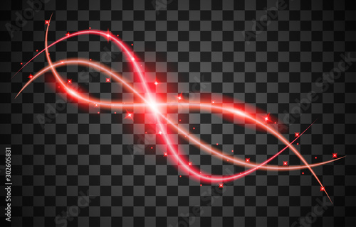 Light streak fast effect. Abstract background speed.
