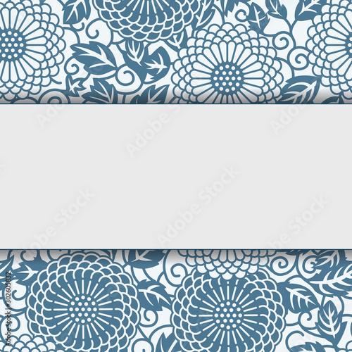 Chinese Porcelain Style Background 