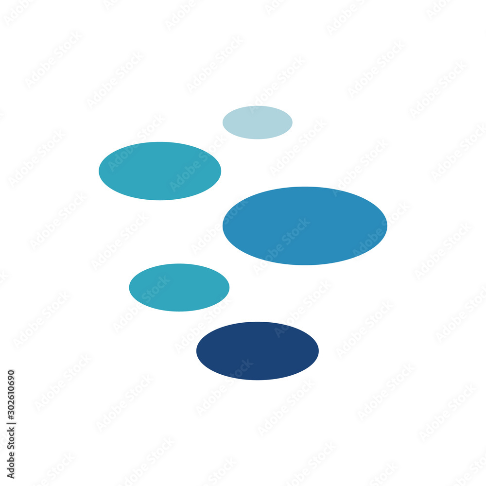 Abstract Circle Logo Design Template isolated on a white background Abstract Circle Logo Design Template isolated on a white background