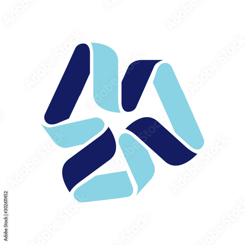 new concept of infinity logo design vector illustrations eps.10