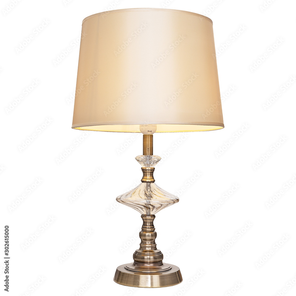 Table lamp isolated on white background Table lamp isolated on white background
