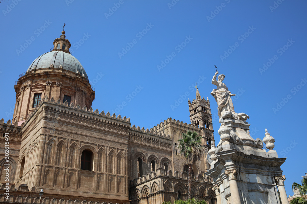 Kathedrale Maria Santissima Assunta in Palermo. Sizilien. Italien
