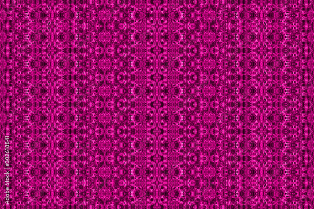 Textured African fabric, pink color