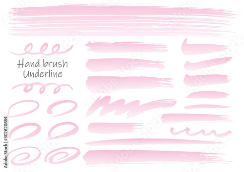 手描きのアンダーライン