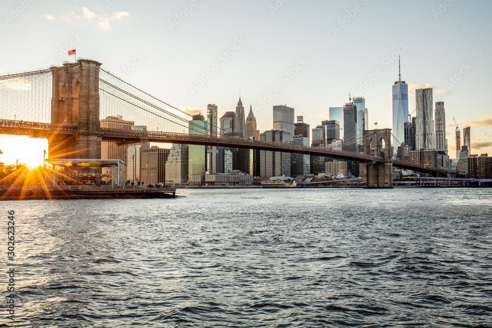 Naklejka premium Manhattan