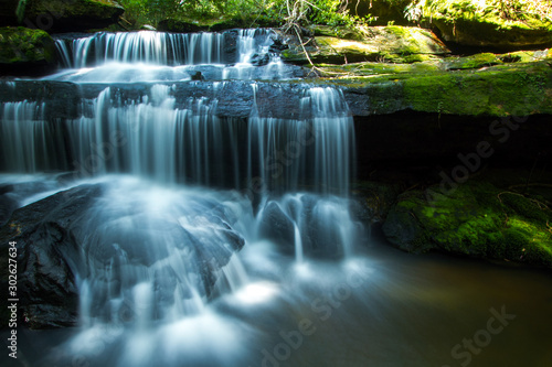 waterfall in the forest © Soonthorn