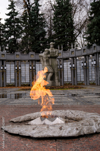 monument of the eternal flame. Zelenodolsk. Russia.