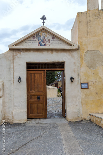 CRETE, GREECE - May 15, 2019: Preveli, Holy Patriarchal and Stavropegial Monastery. © Alexander