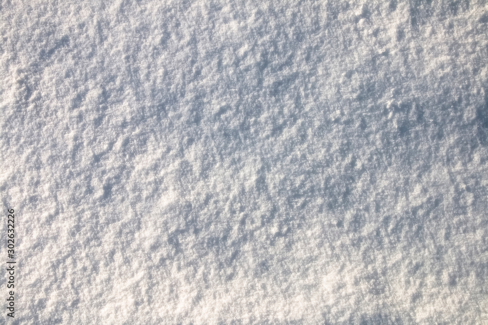 Background, texture of bright white snow Background, texture of bright white snow