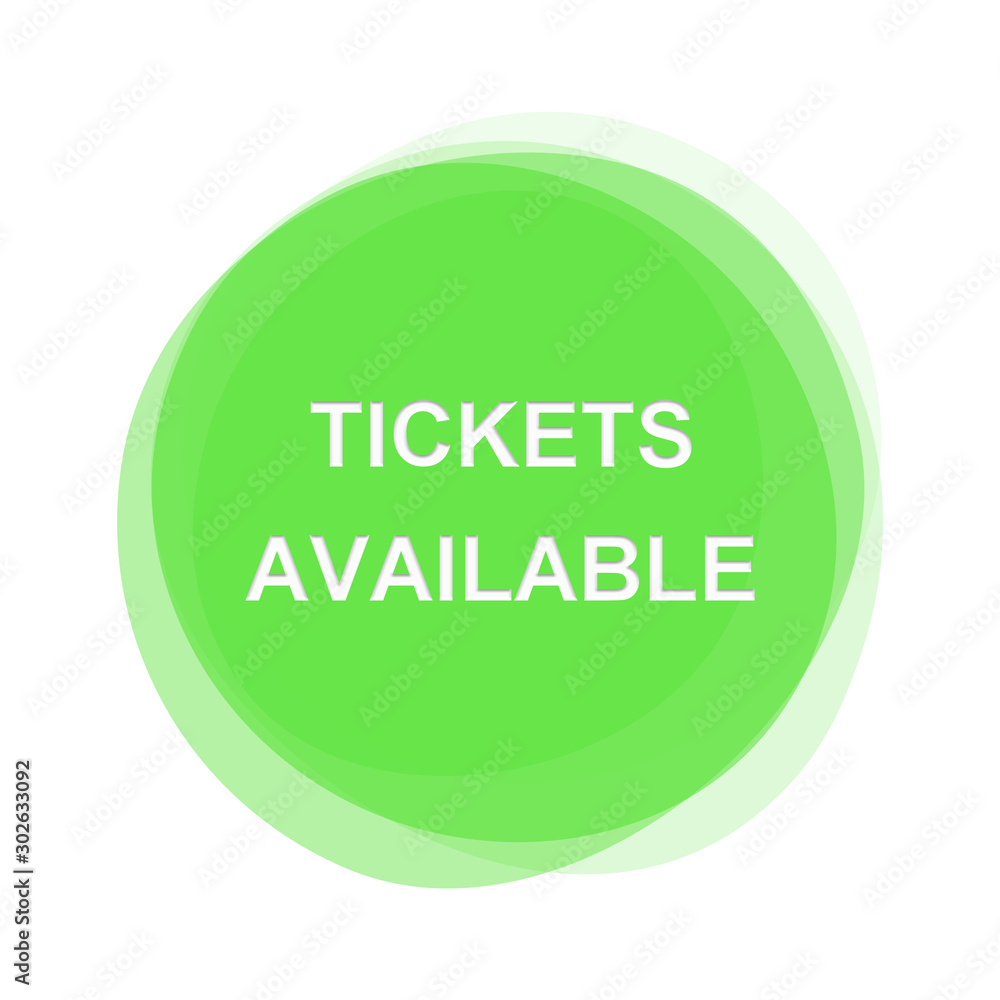 Weißer Text auf hellgrünem Button: Karten verfügbar / Tickets available Weißer Text auf hellgrünem Button: Karten verfügbar / Tickets available