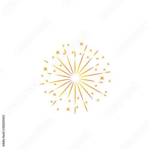 fireworks logo vector