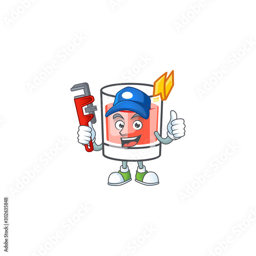 Sazerac plumber character on the a cartoon