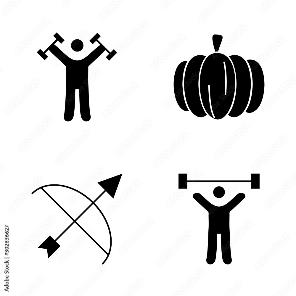 Set of 4 Universal Pixel Perfect Icons Set of 4 Universal Pixel Perfect Icons