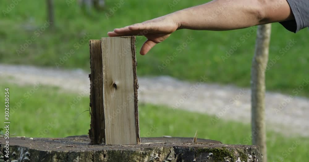 Slow Mo Chopping Some Wood For Winter Slow Mo Chopping Some Wood For Winter