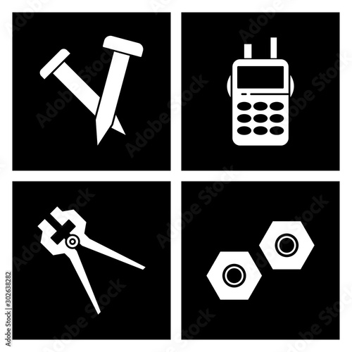 4 Simple Universal Related Color Icons